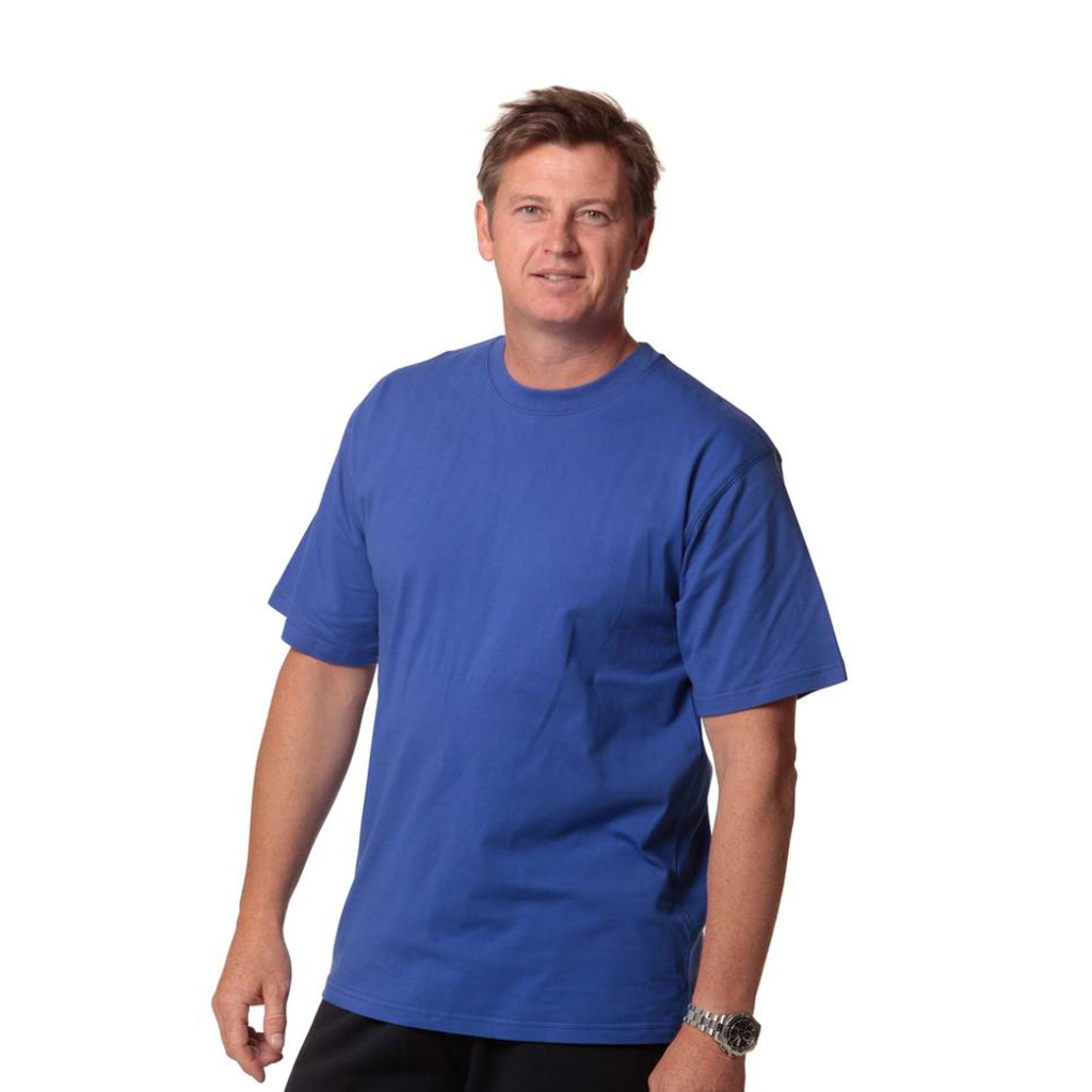 (Unisex) 100% Cotton Crew Neck Traditional Tee