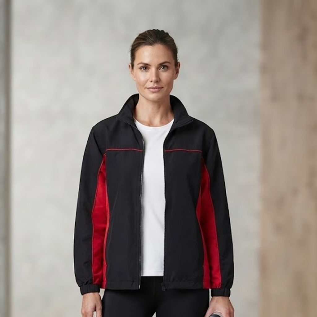 CONTRAST WARM UP JACKET