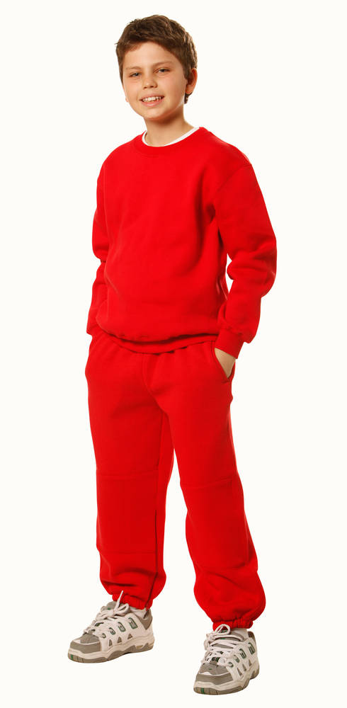 KIDS CREW NECK SWEATER AND TRACK PANTS