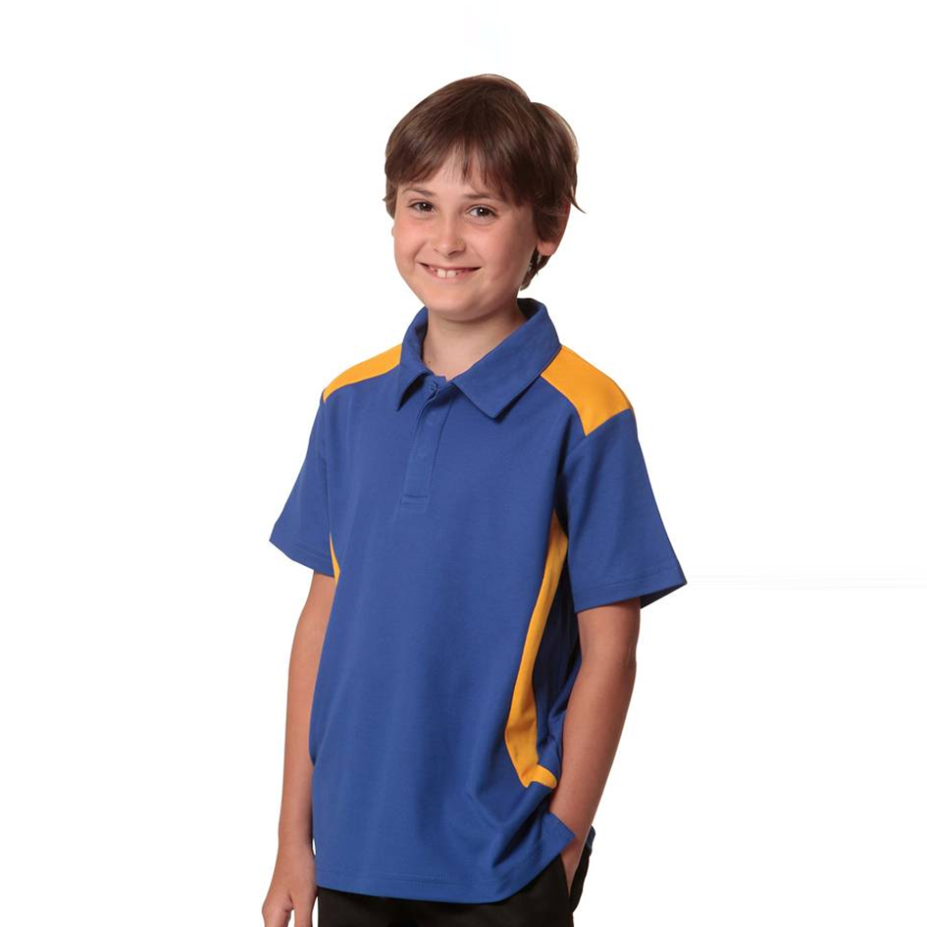KIDS CONTRAST SHORT SLEEVE POLO