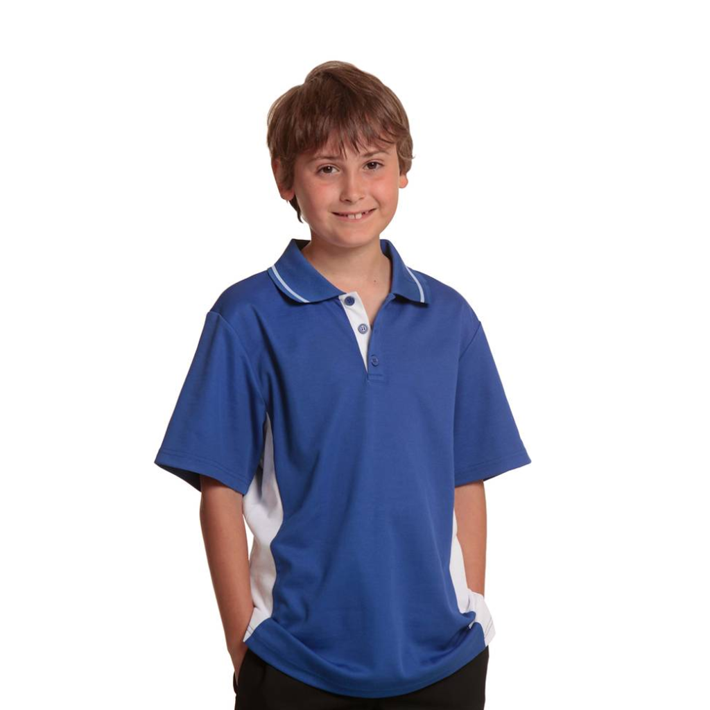 KIDS CONTRAST SHORT SLEEVE POLO