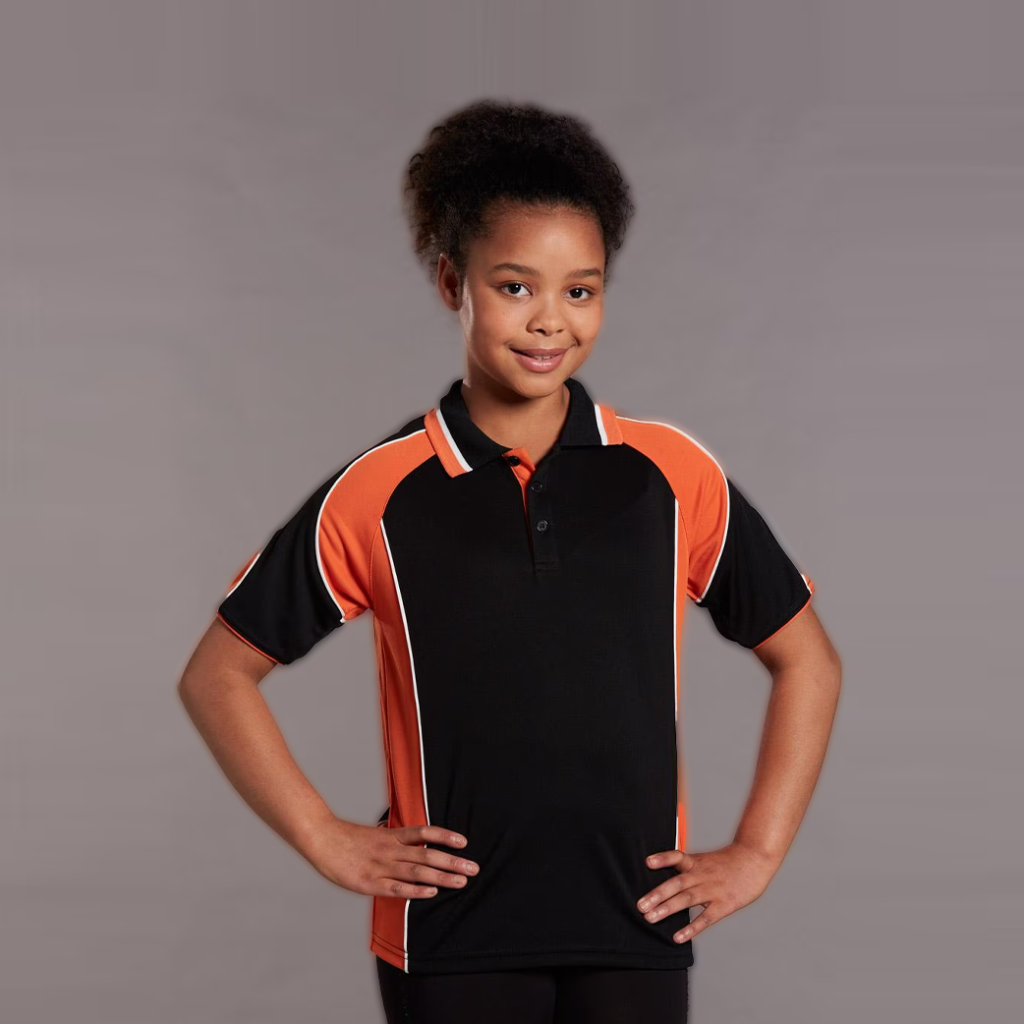 KIDS CONTRAST SHORT SLEEVE POLO
