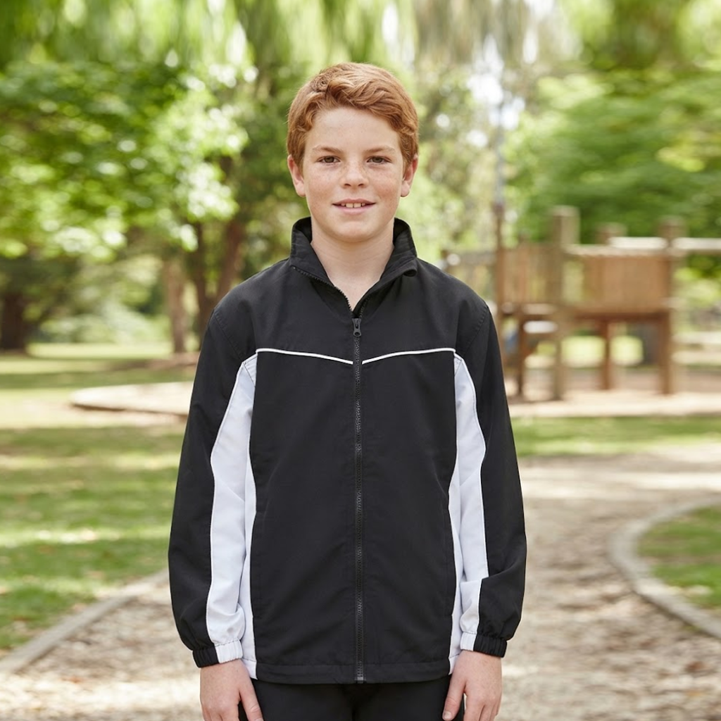 KIDS CONTRAST WARM UP JACKET