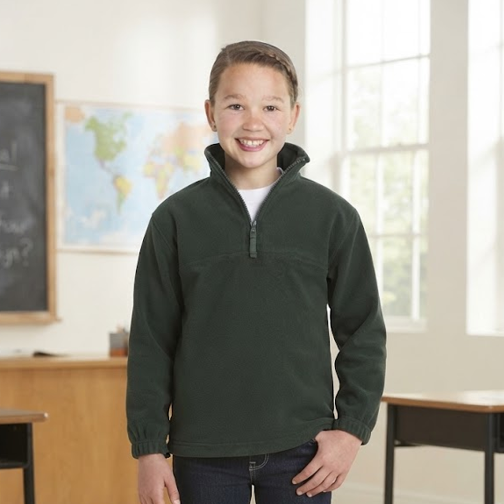 KIDS 1/2 ZIP POLAR