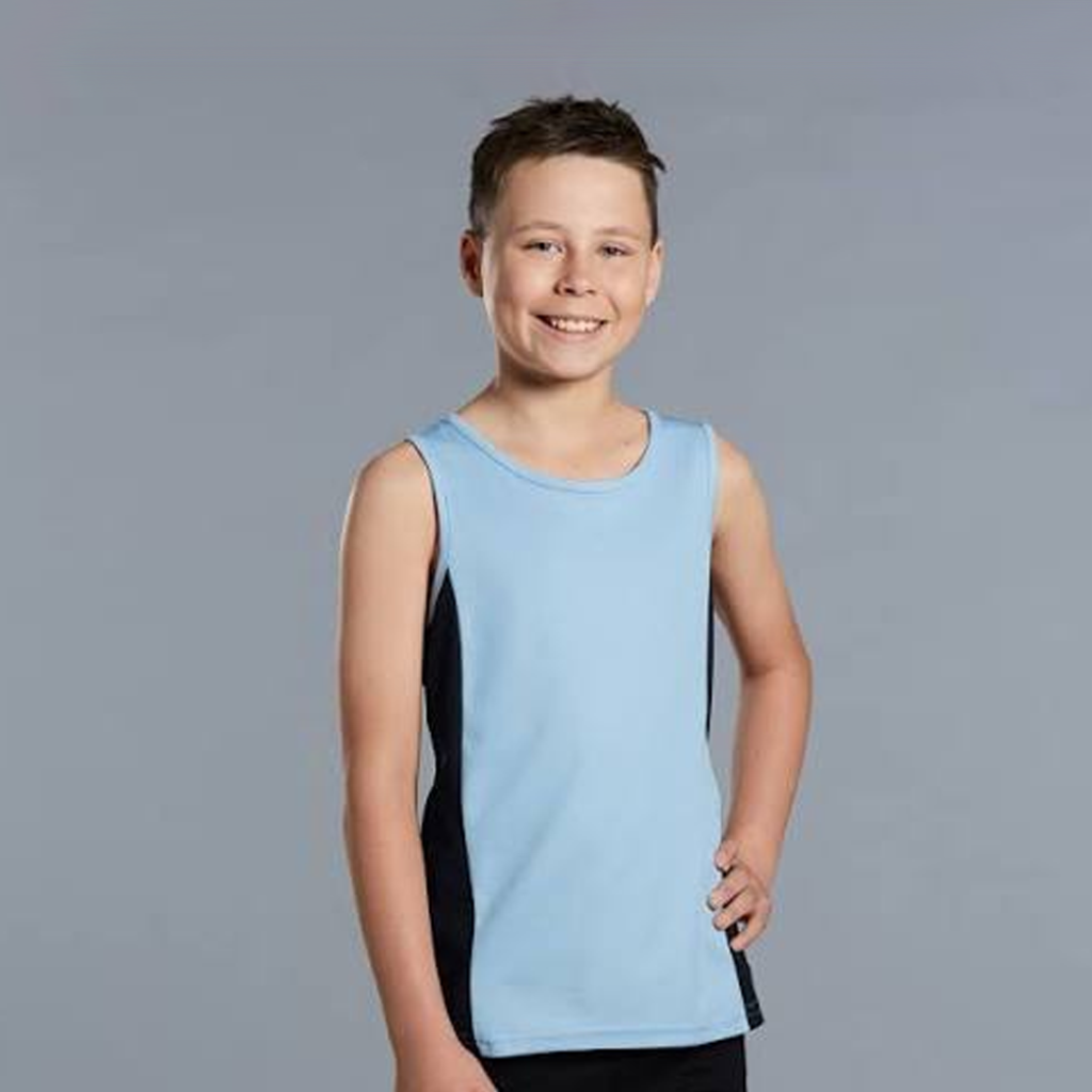 Kid’s Contrast Cool Dry® Mesh Singlet