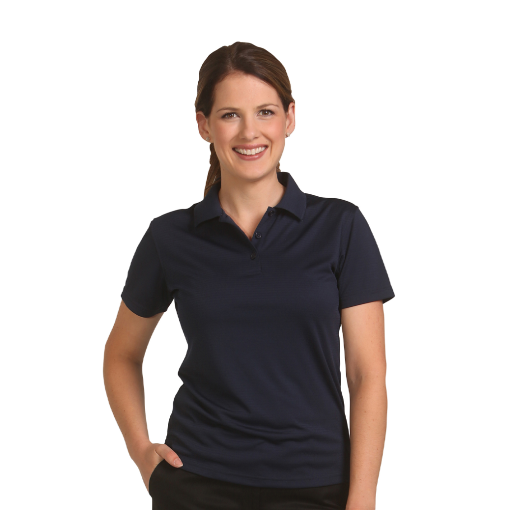 LADIES TEXTURED POLO