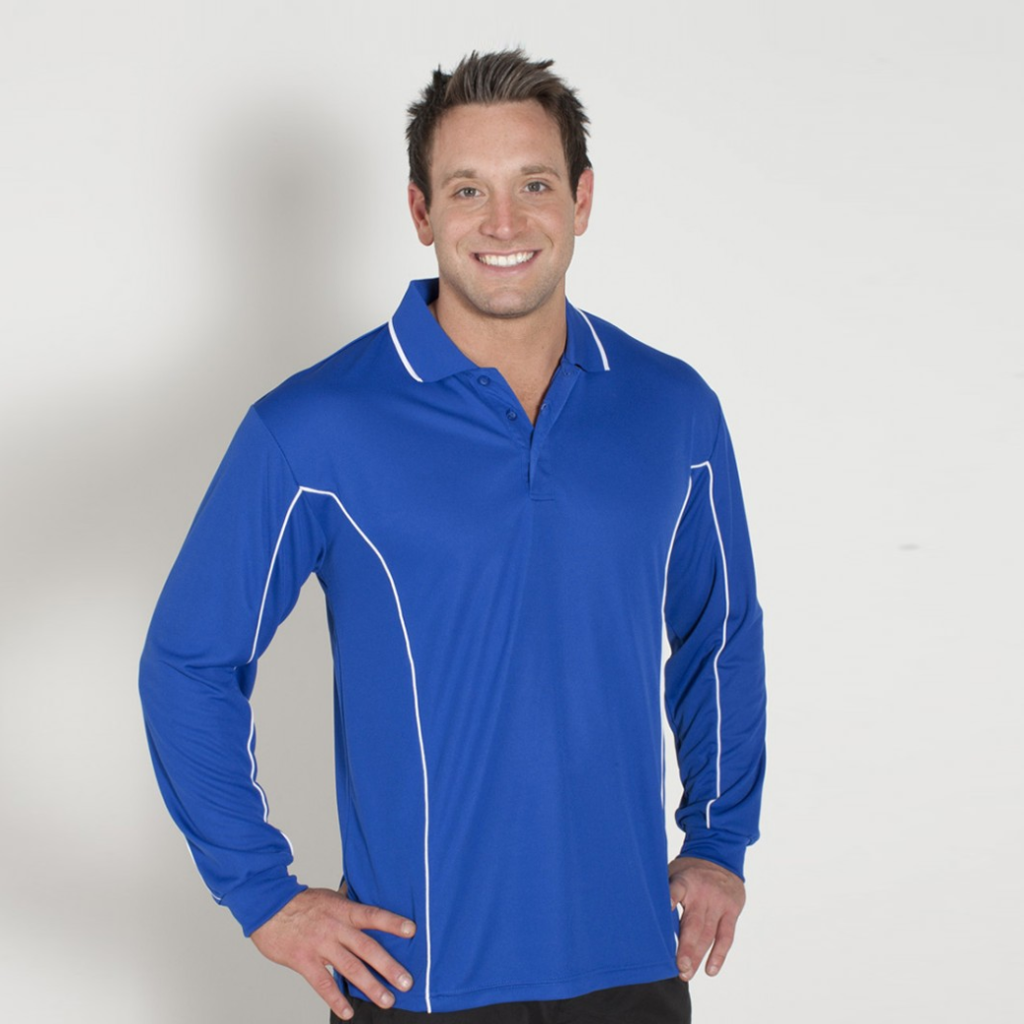 L/S PIPING POLO