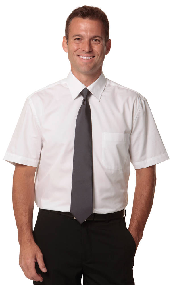 Men’s Fine Twill Short Sleeve Shirt