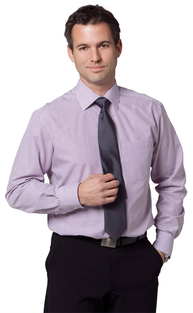 Men’s Balance Stripe Long Sleeve Shirt