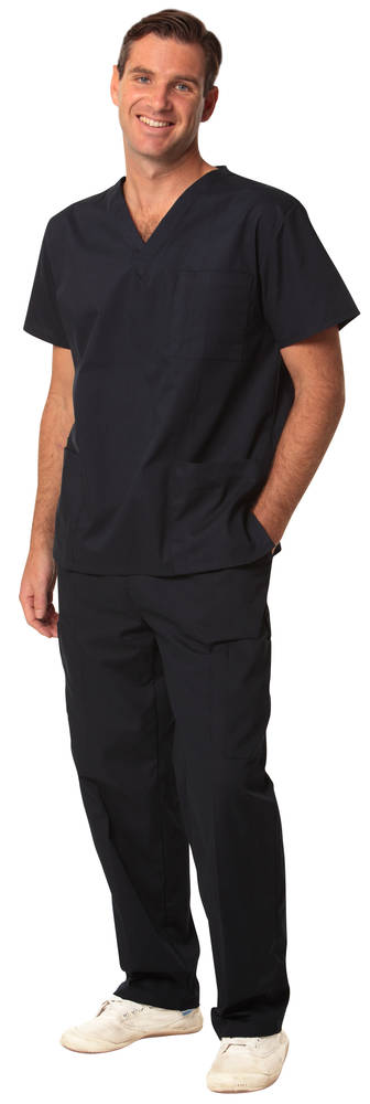 Unisex Scrubs Short Sleeve Tunic Top