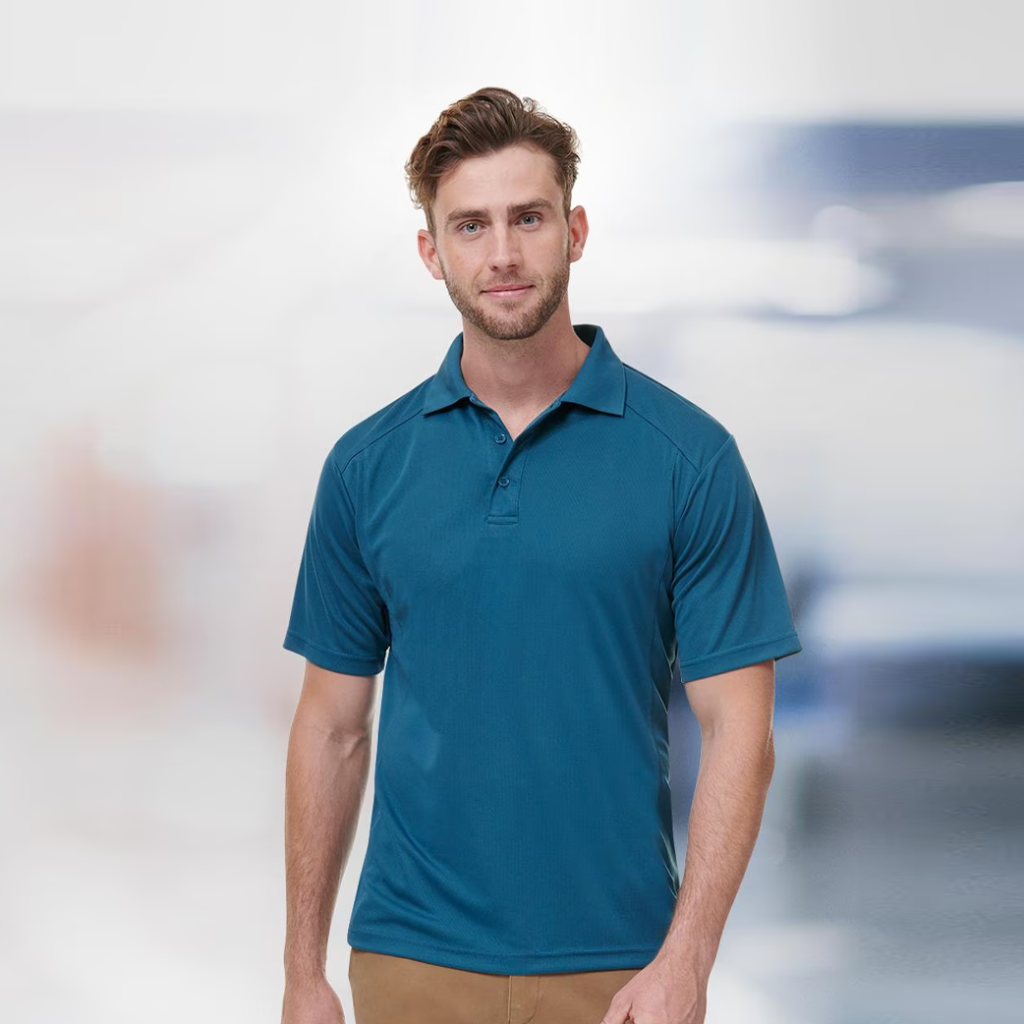 MENS BAMBOO CHARCOAL ECO POLO