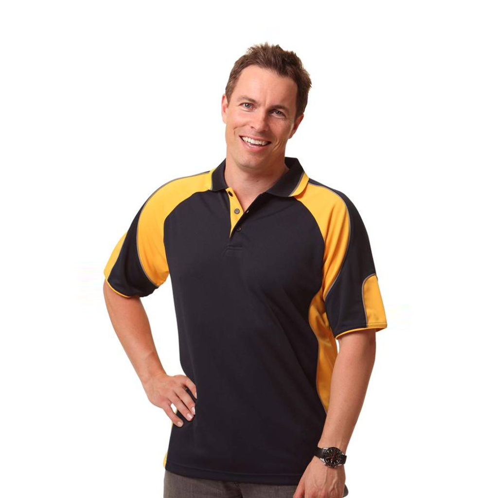MENS CONTRAST SHORT SLEEVE POLO