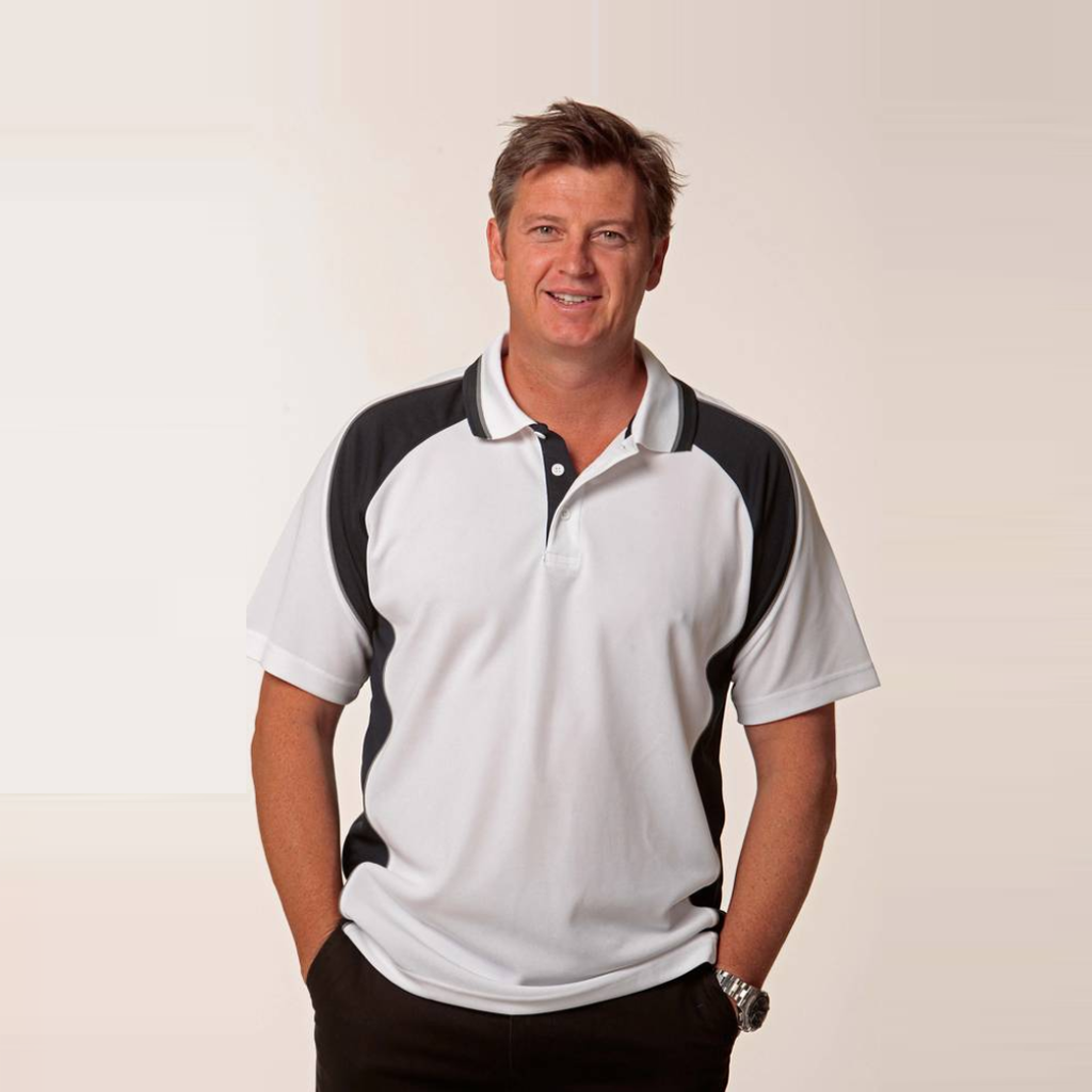 MENS MINI WAFFLE SHORT SLEEVE POLO