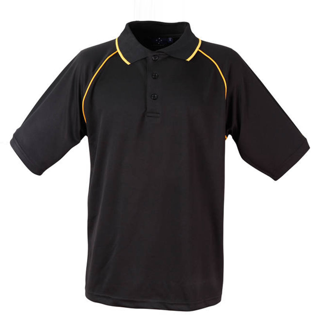 MENS RAGLANSHORT SLEEVE CONTRAST POLO