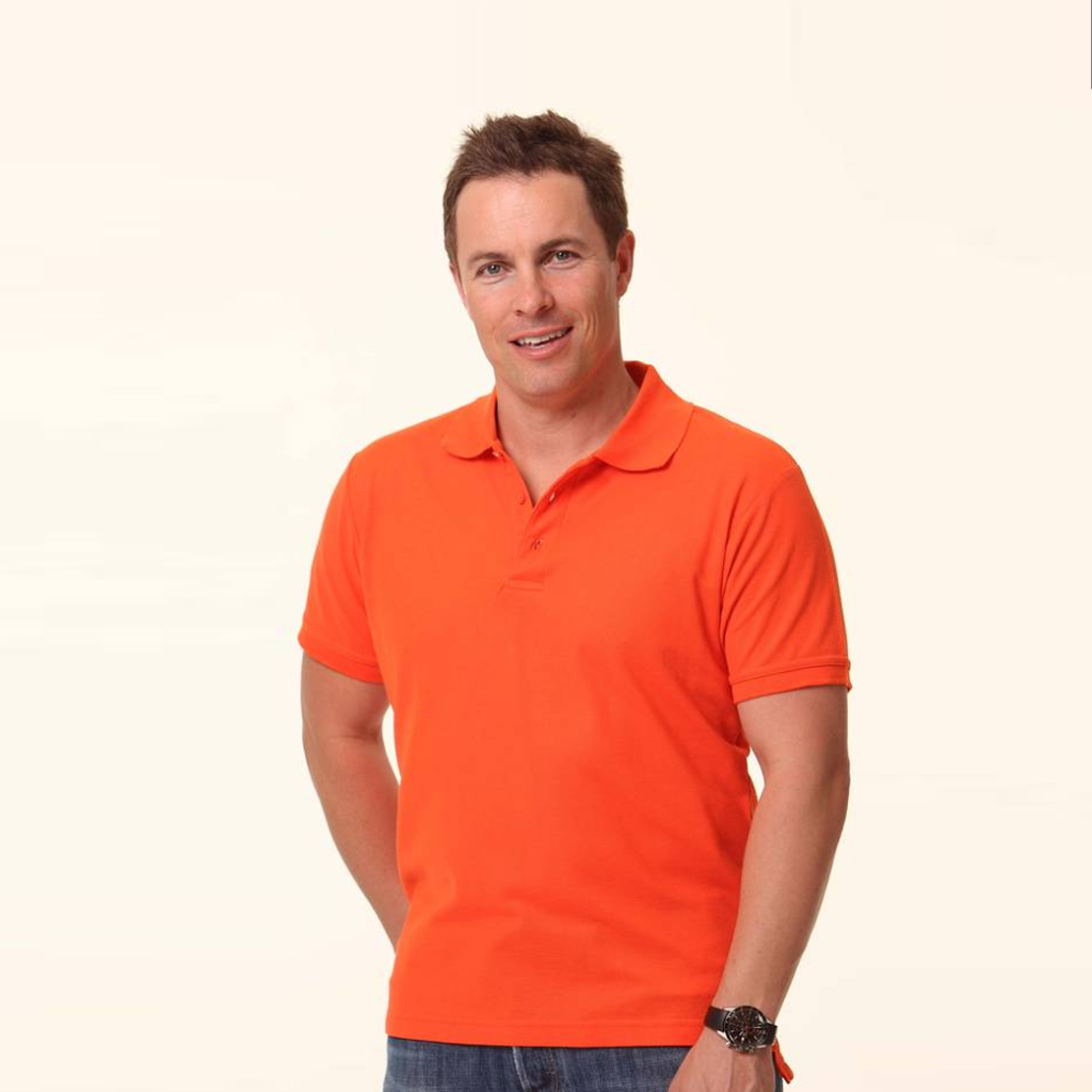 MENS SOLID COLOUR SHORT SLEEVE POLO