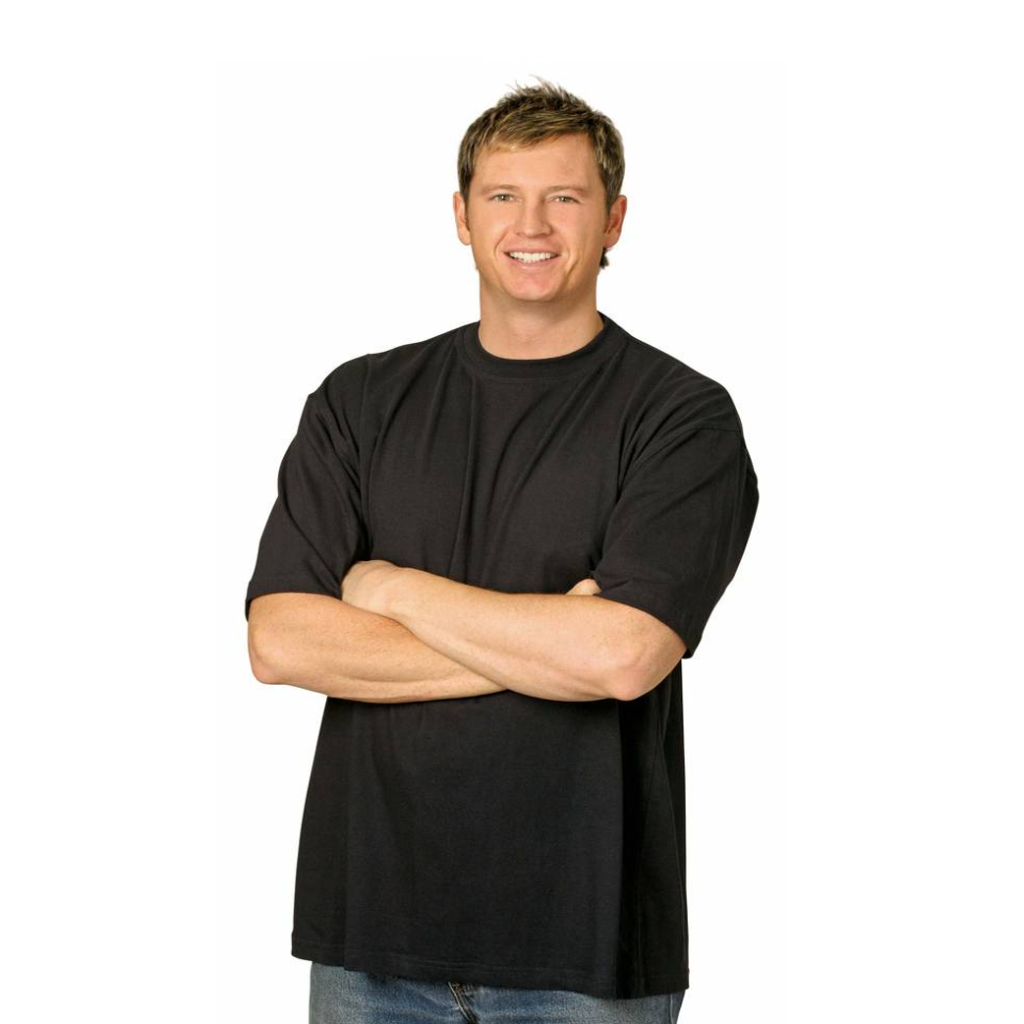 Men’s 100% Cotton Crew Neck Traditional Tee