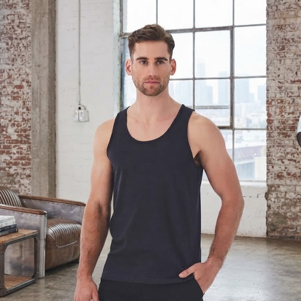 Men’s 100% Cotton Singlet