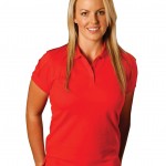 FCW - LADIES COTTON STRETCH SHORT SLEEVE POLO