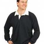 FCW - MEN’S LONG SLEEVE RUGBY JUMPER WITH WHITE COLLAR