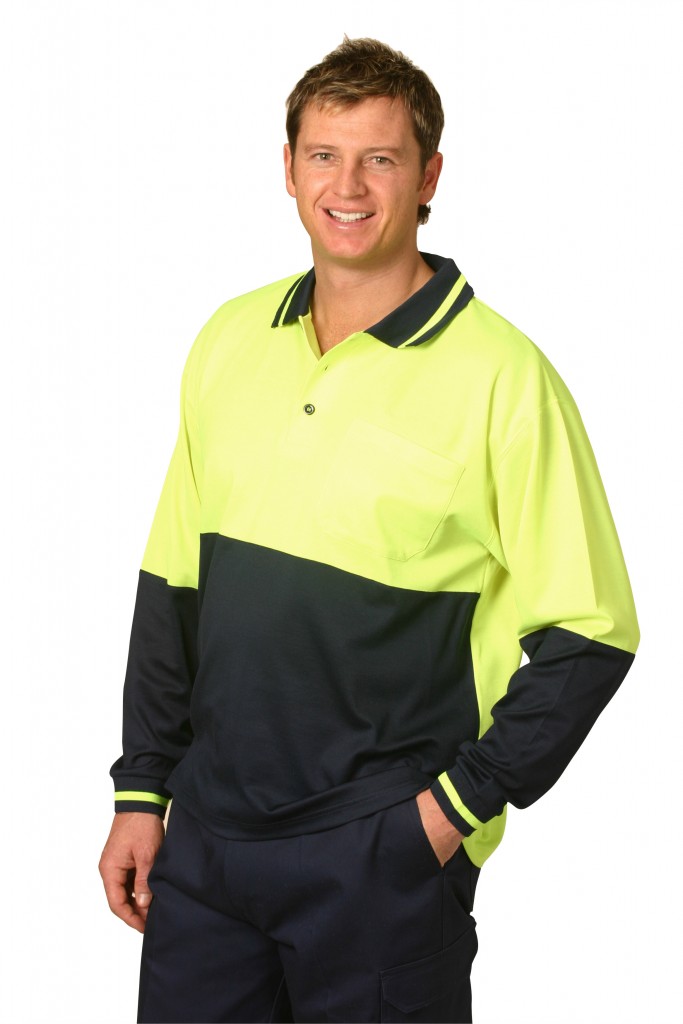 TrueDry® Long Sleeve Safety Polo