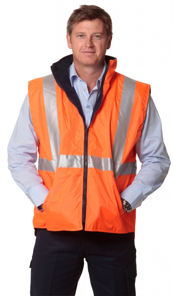 High Visibility Two Tone Vest With 3M Reflective Tapes