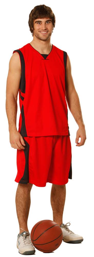 Adults’ CoolDry® Basketball Contrast Colour Singlet