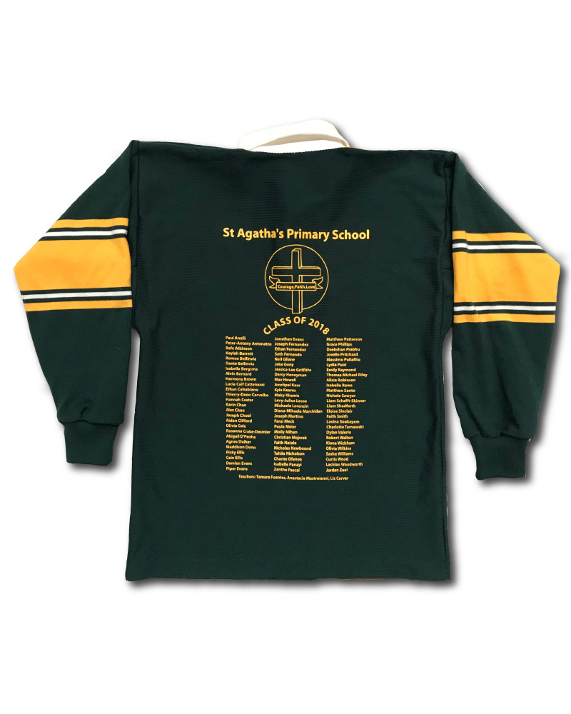 St.Agatha’s Primary School Rugby Shirt