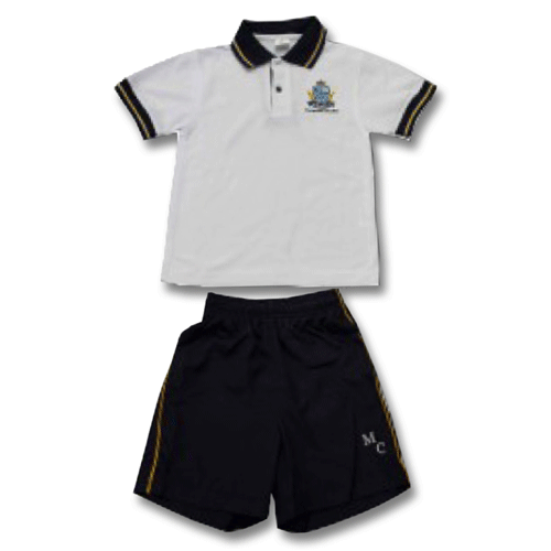 Macquarie College sports polo and short