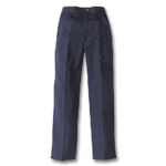 FCW - Boys polyester viscose gabardine elastic waist ,double knee pants.