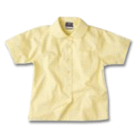 FCW - Girls short sleeve polyester cotton Peter Pan blouse