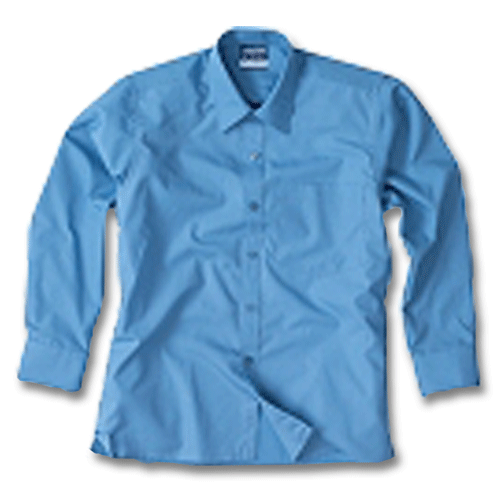 Long sleeve polyester cotton shirt