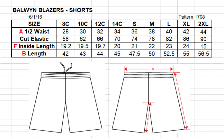Balwyn Blazers Basketball - Playing Shorts - FCW