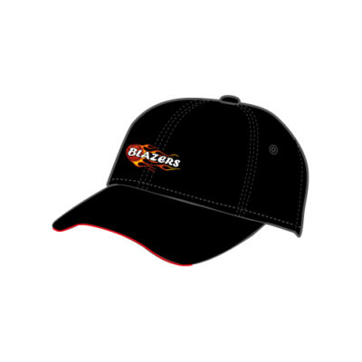Balwyn Blazers Basketball - Black/Red Sandwich Cap