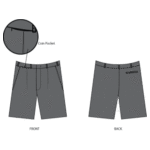 FCW - Boys Shorts with Belt Loops – Grey