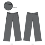 FCW - Boys Trousers with Belt Loops – Grey