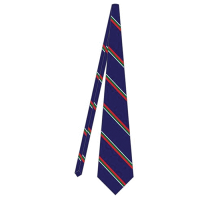 Unisex Ties - Navy Stripe