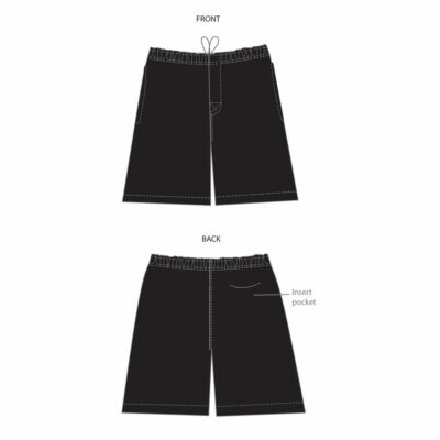 Unisex Shorts (Stretch) - Black