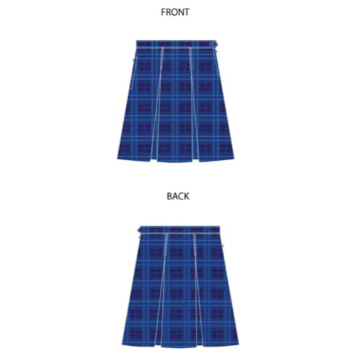 Bright P12 – Girls Winter Skirt Pleated Checked