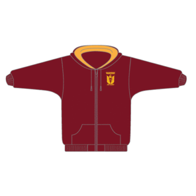 2019 Grade 6 Hoodie - Maroon/Gold