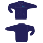 FCW - Unisex Jacket with Logo (Polar Fleece) – Navy