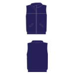 FCW - Unisex Polar Fleece Vest with Logo – Navy
