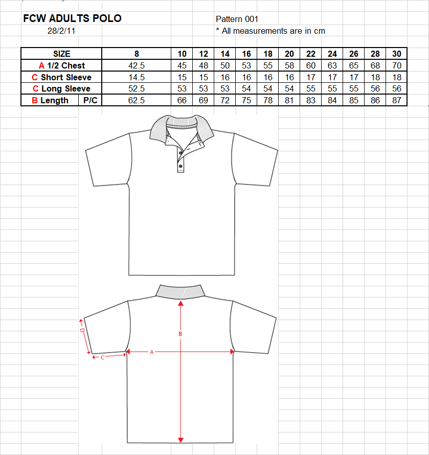 Gildan 3800 Classic Polo T Shirt Size Chart For Printify For | vlr.eng.br