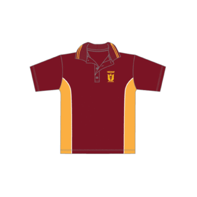 2019 Grade 6 Polo Short Sleeve - Maroon/Gold