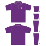 FCW - Unisex Polo Top Short Sleeve – Purple (Year 6 only)