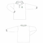 FCW - Unisex Polo Top Long Sleeve – White