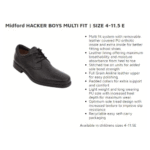 FCW - School Shoes Hacker Boys Multifit – Black