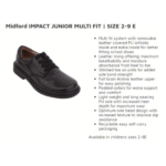 FCW - School Shoes Impact Junior Multifit – Black