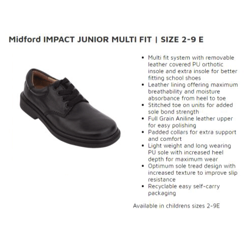 School Shoes Impact Junior Multifit