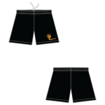 FCW - Unisex Shorts Rugby with Logo – Black
