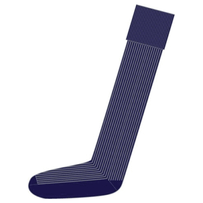 Up and Downer Socks - Navy Gref:2TT